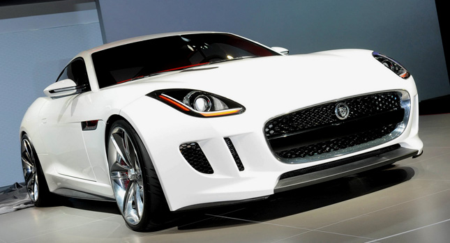  Jaguar C-X16 Production Concept Puts on a White Costume for the 2011 LA Auto Show