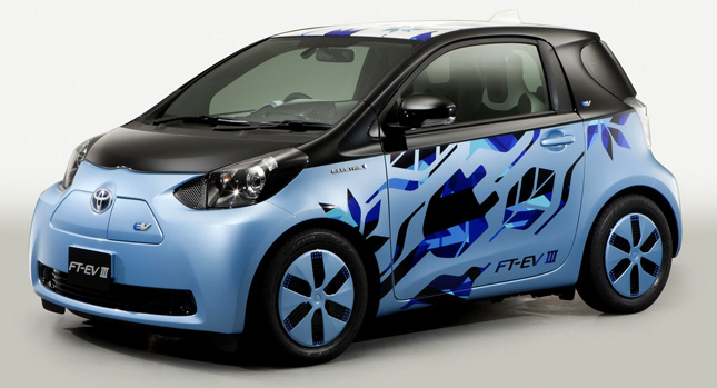  Toyota Turns the iQ Into the Pure-Electric FT-EV III Concept for the Tokyo Show