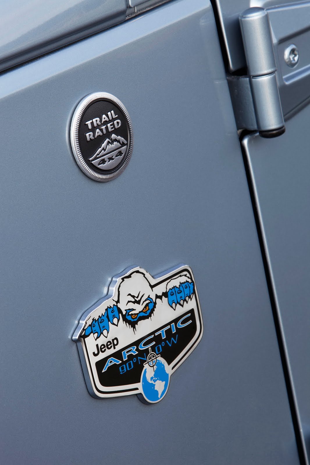 Mopar Arctic Edition Yeti Footprint Decals for 2007-2018 Wrangler JK