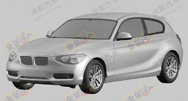  SCOOP: Design Patents of 2012 BMW 1-Series in Three-Door Trim Appear in China