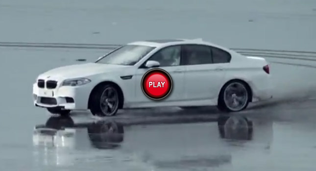  Watch a 2012 BMW M5 Kick Up Some Sand at the Beach