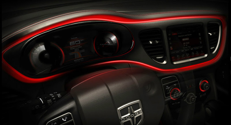  2013 Dodge Dart Compact Sedan: First Official Shots of the Interior