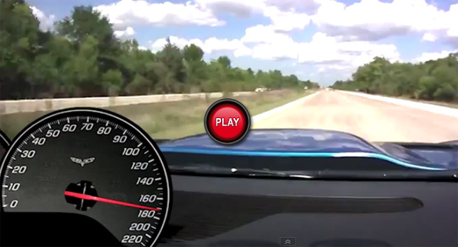  Watch this 1,500HP Twin-Turbocharged Corvette Accelerate Like There's No Tomorrow