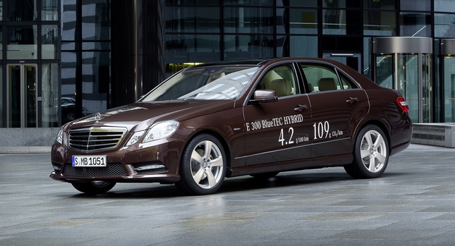  Official: New Mercedes E300 BlueTEC Hybrid and E400 Hybrid to Debut in Detroit