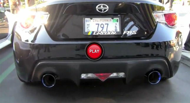  New Scion FR-S Filmed Drifting on the Track and at the Cars & Coffee Meet in California