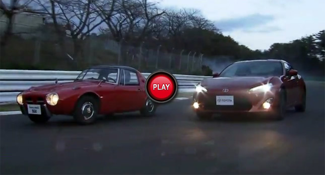  New Toyota GT 86 Video Pays Tribute to 1965 S800