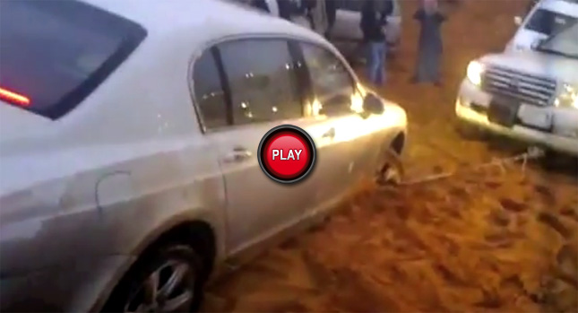  Saudi Edition: Bentley Continental Flying Spur Grounded in Sand