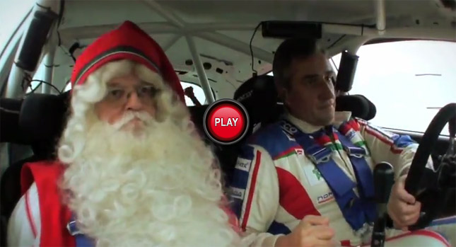  Santa Claus Takes a Ride on the Wild Side in a Ford Fiesta S2000 WRC [Video]