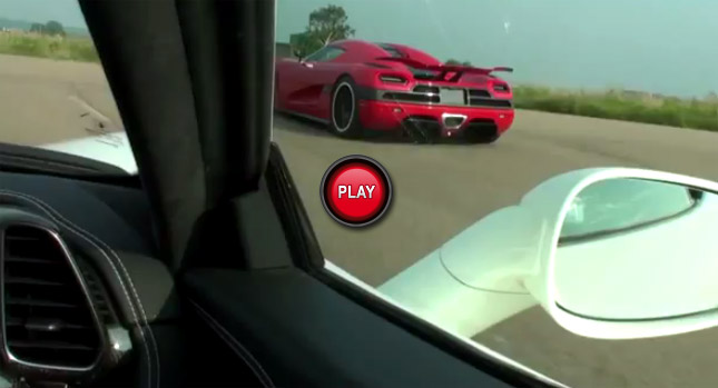  Video: Ferrari 458 Italia Challenges a Koenigsegg Agera R