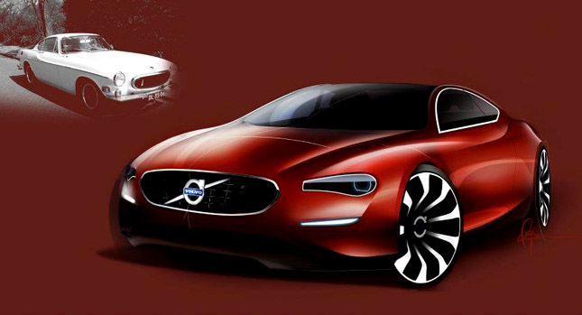  Volvo Designer Imagines a P1800 Coupe for the 21st Century