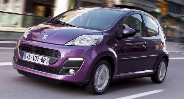 Peugeot 107 City Car Also Receives Minor Updates for 2012