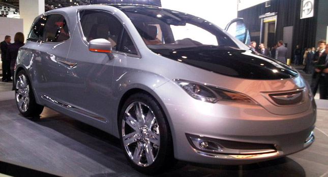  Chrysler Rolls Out Odd-Looking 700C Concept Minivan in Detroit