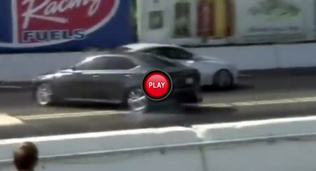  Nitrous Overload Sends Lexus IS 350 Smashing into the Wall