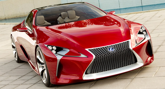  Lexus Shows Off LF-LC Sports Coupe in New Photos