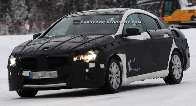  SPIED: Mercedes-Benz CLC Small Sports Sedan Trots Out for Winter Testing