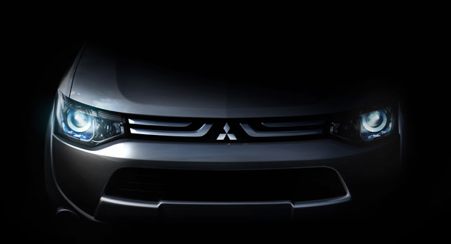  Is Mitsubishi Teasing the New Outlander SUV or Something Else in this Picture?