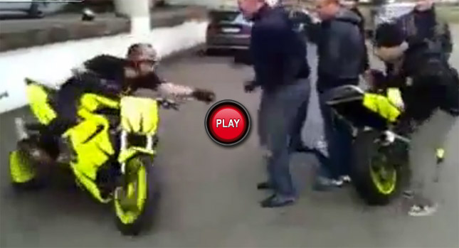  This is One Motorcycle Rider You Don't want to Mess Around with