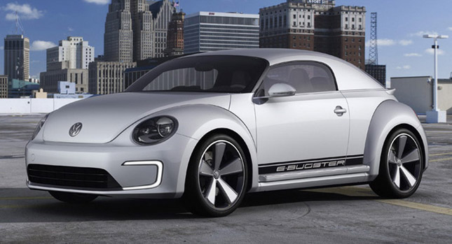  Volkswagen’s E-Bugster Concept is an All-Electric Beetle Hot Rod