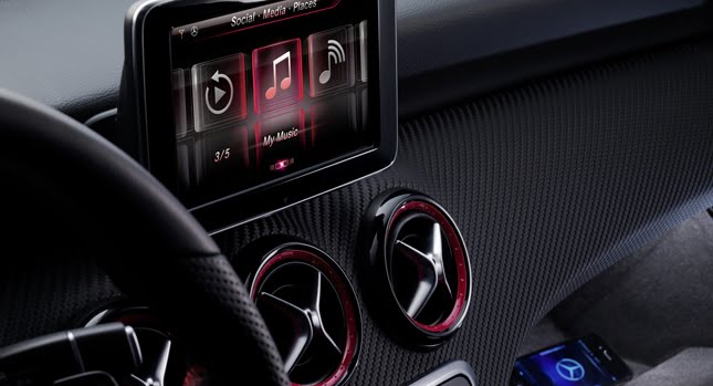  Mercedes-Benz Shows Off 2013 A-Class Interior which Looks Just Like the B-Class