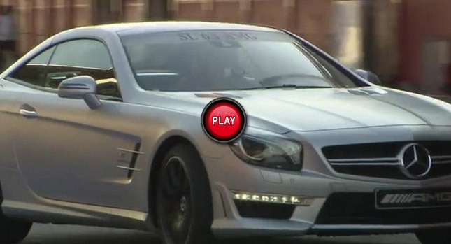  Mercedes Presents New 2013 SL63 AMG during Formula 1 Car Launch