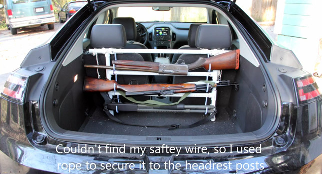  Man Proves to Newt Gingrich that You Can Put a Gun Rack in a Chevy Volt