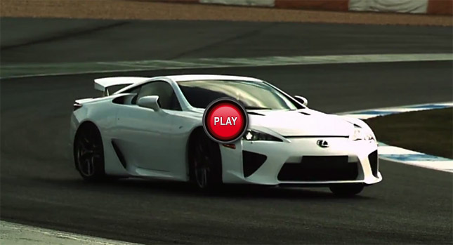  Alex Wurz Tries Out the Lexus LFA V10 at the Estoril Race Track