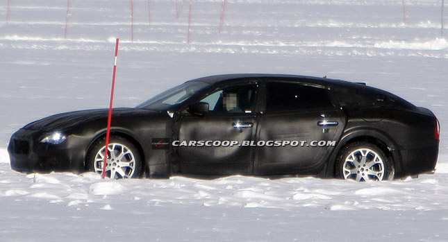  Spy Shots: New Maserati Quattroporte Looks Like it well get an A7-esque Roofline