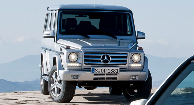  Refreshed 2013 Mercedes-Benz G-Class Makes Surprise Appearance in GLK Photos