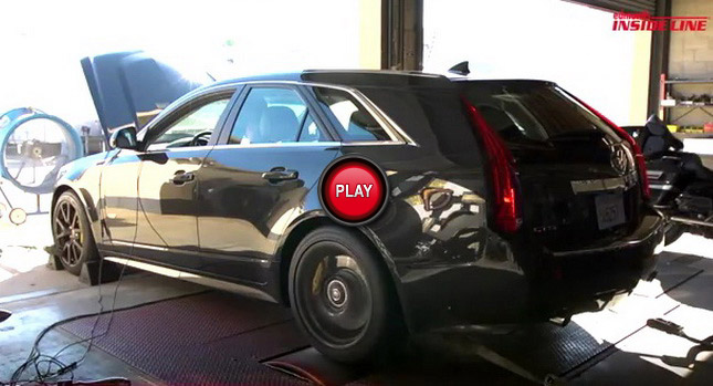  Cadillac CTS-V Wagon gets Strapped to the Dyno, Results Compared with CLS 63 AMG