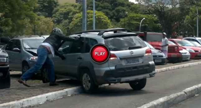  Angry Woman Thrashes on Motorcyclist During One of the Craziest Road Rage Incidents Ever!