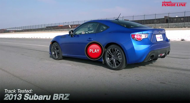  2013 Subaru BRZ Completes 0-60mph in 7.3s, Quarter Mile in 15.3s in Edmund's Test