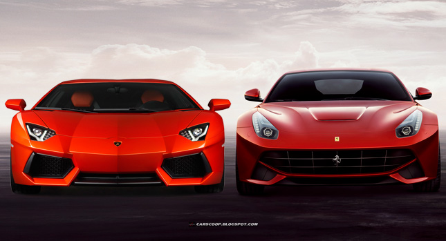 POLL: Which is the Better Looking Supercar, the Ferrari F12berlinetta or  the Lamborghini Aventador? | Carscoops