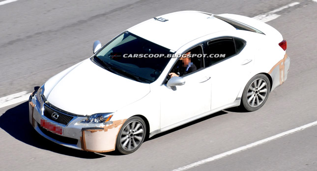  SCOOP: Lexus Begins Work on 2014 IS Sedan with Test Mule