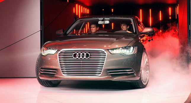  New Audi A6 L e-tron Concept Plugs-in to the 2012 Beijing Auto Show