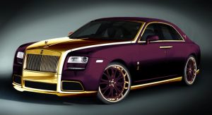 One-Off 24k Gold Rolls Royce Ghost Purple by Fenice Milano Poses a $3 ...