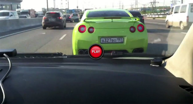  Oh Russia, Cops in Pursuit of Lime Green Nissan GT-R…