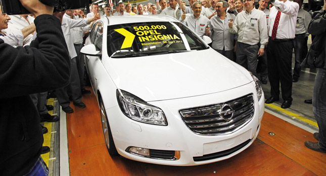  Opel Builds 500,000th Insignia at its Rüsselsheim Plant