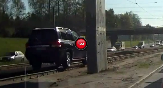  This Toyota Land Cruiser Feels Like a Train on Rails