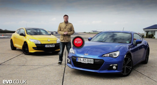  Subaru BRZ Versus Renaultsport Megane 265 Trophy on the Track