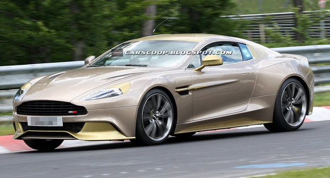  Spy Shots: Aston Martin Vanquish Shows us up in a New Shade at the 'Ring