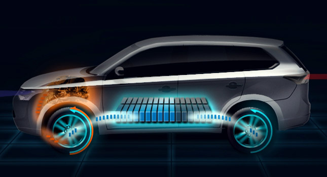  Mitsubishi to Unveil New Outlander Plug-in Hybrid EV in Paris