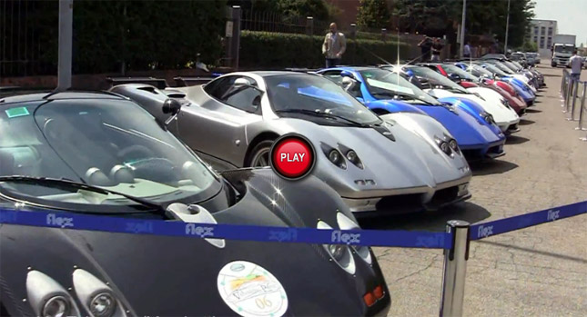  Larger-Than-Life Pagani Meeting with Eleven Zondas and One Huayra