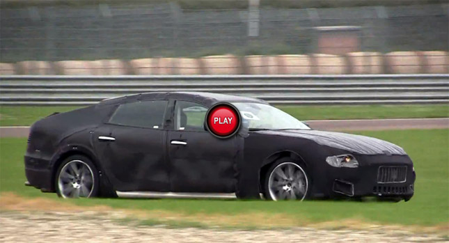  Scoop: 2013 Maserati Quattroporte Filmed at Fiorano, Does it Sound Like its Powered by a Turbo Engine?