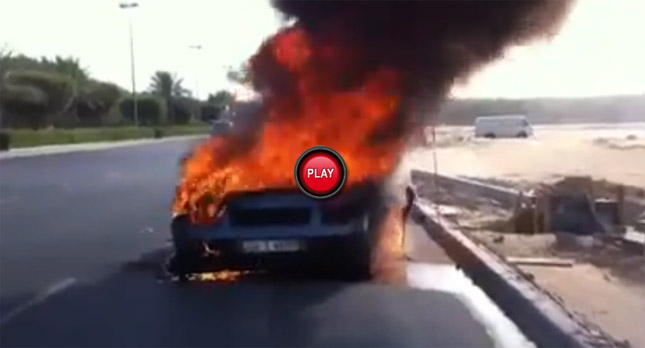  Lamborghini Gallardo Charred to the Ground in Kuwait