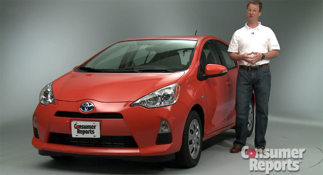  Consumer Reports Doesn't Recommend New Toyota Prius C Hybrid