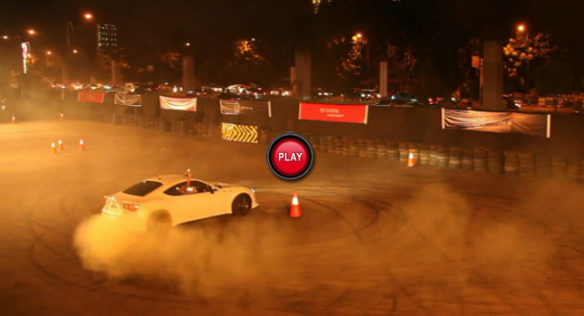  New Toyota FT-86 Launches in a Cloud of Drift Smoke in Indonesia