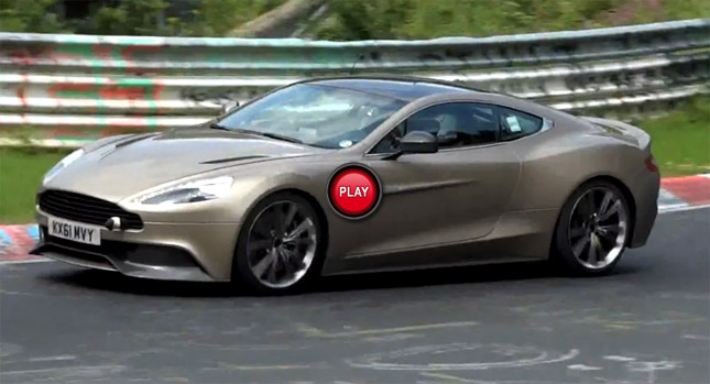  New Aston Martin Vanquish and V12 Vantage Roadster Thrashed Around the Nürburgring