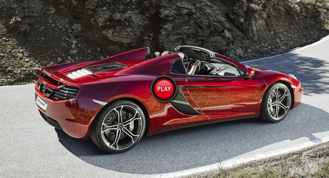 Watch the McLaren MP4-12C go from Coupe to Roadster in 17 Seconds ...