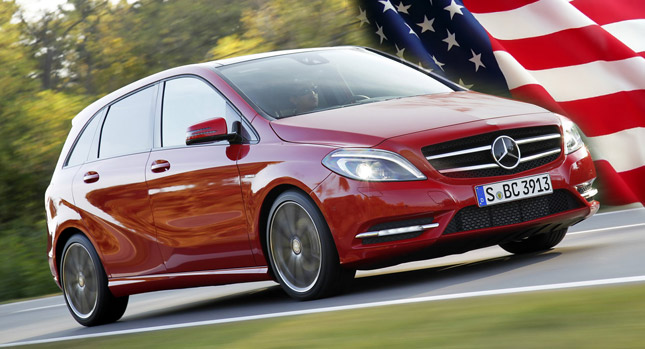  Mercedes Reportedly Confirms Electric Version of New B-Class for the States