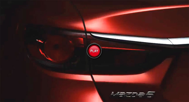  2014 Mazda6 Sedan Shows us its Rear Quarters in Teaser No3